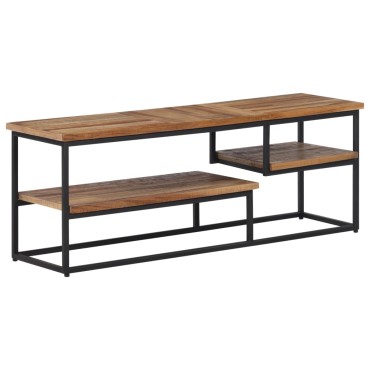 vidaXL Έπιπλο Τηλεόρασης 110x30x39cm από Μασίφ Ανακυκλωμένο Teak
