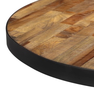 vidaXL Τραπεζάκι Σαλονιού Στρογγυλό 55x40cm Μασίφ Ανακυκλωμένο Teak