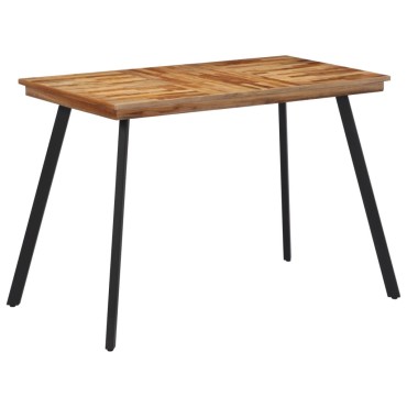 vidaXL Τραπεζαρία 120x62x76cm από Μασίφ Ξύλο Teak 1 τεμ.