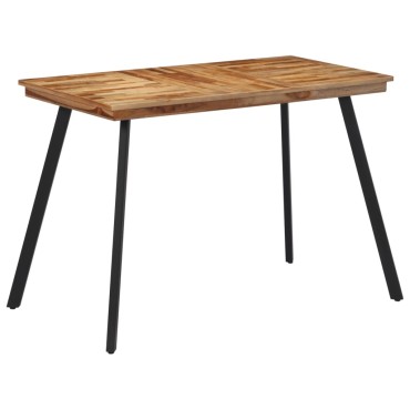 vidaXL Τραπεζαρία 120x62x76cm από Μασίφ Ξύλο Teak 1 τεμ.
