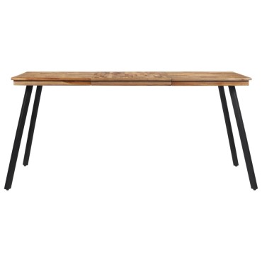vidaXL Τραπεζαρία 169x98,5x76cm από Μασίφ Ξύλο Teak 1 τεμ.