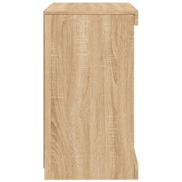 vidaXL Μπουφές με LED Sonoma Δρυς 41x37x67cm 1 τεμ.