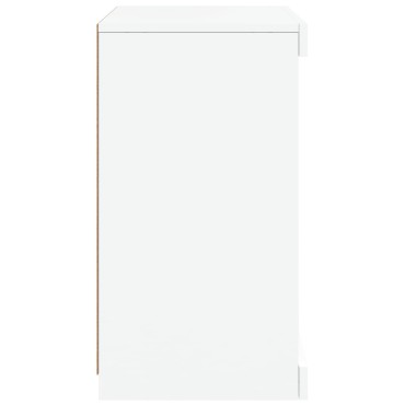 vidaXL Μπουφές με Φώτα LED Λευκός 41x37x67cm 1 τεμ.
