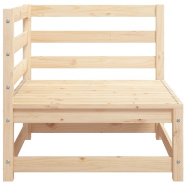 vidaXL Καναπέδες Κήπου Γωνιακοί 2 τεμ. 70x70x67cm Μασίφ Ξύλο Πεύκου