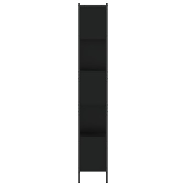 vidaXL Βιβλιοθήκη Μαύρη 72x28x172cm από Επεξεργασμένο Ξύλο 1 τεμ.