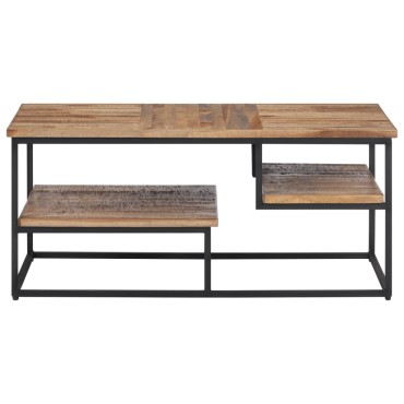 vidaXL Τραπεζάκι Σαλονιού 90x50x39cm Μασίφ Ανακυκλωμένο Ξύλο Teak