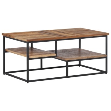 vidaXL Τραπεζάκι Σαλονιού 90x50x39cm Μασίφ Ανακυκλωμένο Ξύλο Teak