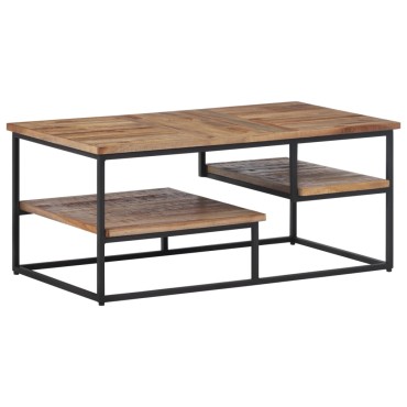 vidaXL Τραπεζάκι Σαλονιού 90x50x39cm Μασίφ Ανακυκλωμένο Ξύλο Teak