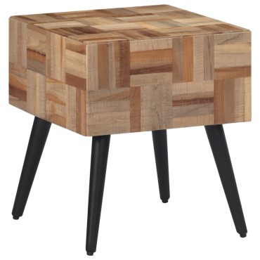 vidaXL Τραπεζάκι Βοηθητικό 40x40x45cm Μασίφ Ανακυκλωμένο Teak 1 τεμ.