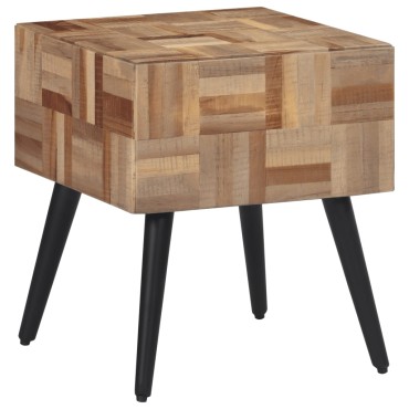 vidaXL Τραπεζάκι Βοηθητικό 40x40x45cm Μασίφ Ανακυκλωμένο Teak 1 τεμ.