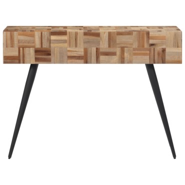 vidaXL Τραπέζι Κονσόλα 110x34x80cm από Μασίφ Ανακυκλωμένο Teak 1 τεμ.