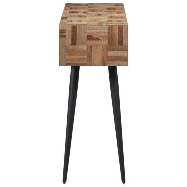 vidaXL Τραπέζι Κονσόλα 110x34x80cm από Μασίφ Ανακυκλωμένο Teak 1 τεμ.