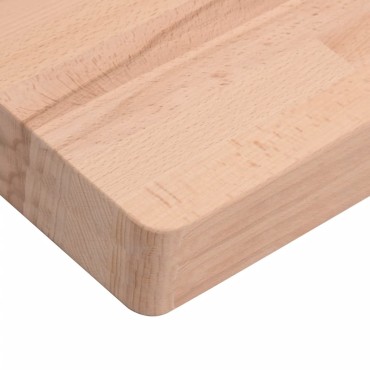 vidaXL Επιφάνεια Τραπεζιού Τετράγωνη 80x80x4cm Μασίφ Ξύλο Οξιάς 1 τεμ.