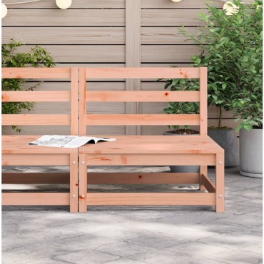 vidaXL Καναπές Κήπου Χωρίς Μπράτσα 70x70x67cm Μασίφ Ξύλο Ψευδοτσούγκας
