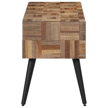 vidaXL Πάγκος 110x35x45cm από Μασίφ Ανακυκλωμένο Teak 1 τεμ.