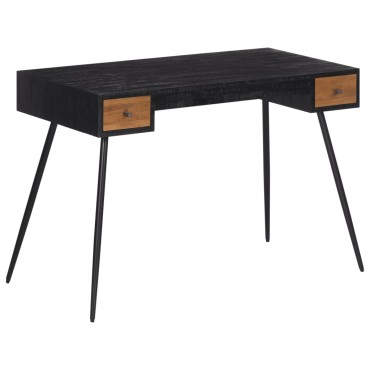 vidaXL Γραφείο 117x56,5x75cm από Μασίφ Ανακυκλωμένο Teak 1 τεμ.