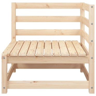 vidaXL Καναπές Κήπου Γωνιακός 70x70x67cm από Μασίφ Ξύλο Πεύκου 1 τεμ.