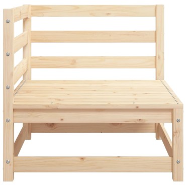 vidaXL Καναπές Κήπου Γωνιακός 70x70x67cm από Μασίφ Ξύλο Πεύκου 1 τεμ.