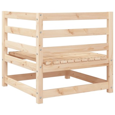 vidaXL Καναπές Κήπου Γωνιακός 70x70x67cm από Μασίφ Ξύλο Πεύκου 1 τεμ.