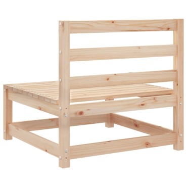 vidaXL Καναπές Κήπου Χωρίς Μπράτσα 70x70x67cm από Μασίφ Ξύλο Πεύκου