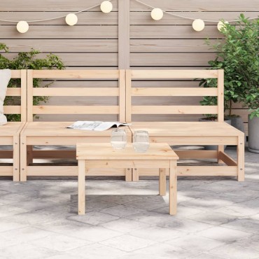 vidaXL Καναπέδες Κήπου Χωρίς Μπράτσα 70x70x67cm Μασίφ Ξύλο Πεύκου