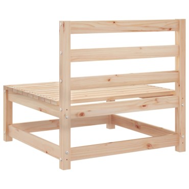 vidaXL Καναπέδες Κήπου Χωρίς Μπράτσα 70x70x67cm Μασίφ Ξύλο Πεύκου