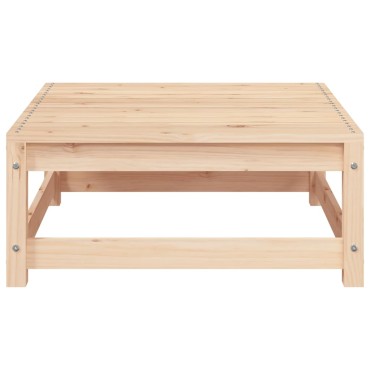 vidaXL Υποπόδιο Κήπου 70x70x30cm από Μασίφ Ξύλο Πεύκου 1 τεμ. Γωνιακός