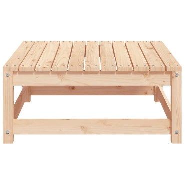 vidaXL Υποπόδιο Κήπου 70x70x30cm από Μασίφ Ξύλο Πεύκου 1 τεμ. Γωνιακός