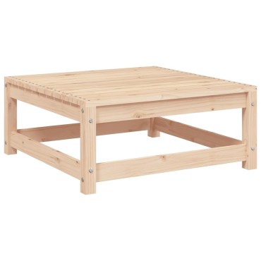 vidaXL Υποπόδιο Κήπου 70x70x30cm από Μασίφ Ξύλο Πεύκου 1 τεμ. Γωνιακός