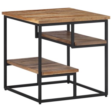 vidaXL Βοηθητικό Τραπεζάκι 50x50x50cm Μασίφ Ανακυκλωμένο Ξύλο Teak