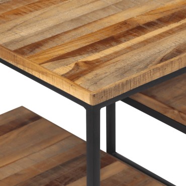 vidaXL Βοηθητικό Τραπεζάκι 50x50x50cm Μασίφ Ανακυκλωμένο Ξύλο Teak