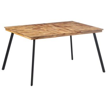 vidaXL Τραπεζαρία 148x97x76cm από Μασίφ Ξύλο Teak 1 τεμ.