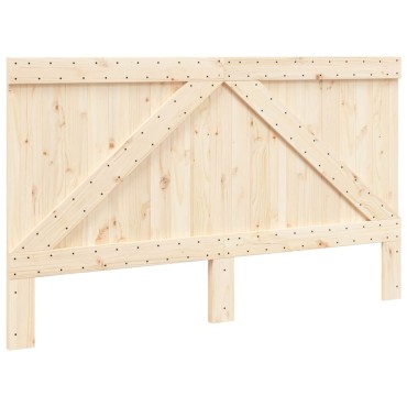 vidaXL Κεφαλάρι 180x104cm από Μασίφ Ξύλο Πεύκου 1 τεμ.