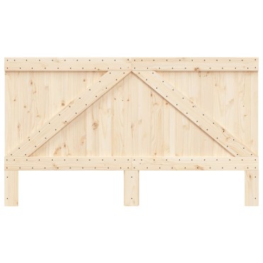 vidaXL Κεφαλάρι 180x104cm από Μασίφ Ξύλο Πεύκου 1 τεμ.