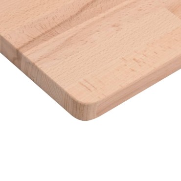 vidaXL Ράφι Τοίχου 100x20x4cm από Μασίφ Ξύλο Οξιάς 1 τεμ.