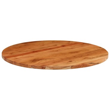 vidaXL Επιφάνεια Τραπεζιού Στρογγυλή 80x3,8cm Μασίφ Ξύλο Ακακίας 1 τεμ.