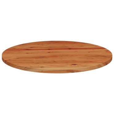 vidaXL Επιφάνεια Τραπεζιού Στρογγυλή 80x3,8cm Μασίφ Ξύλο Ακακίας 1 τεμ.