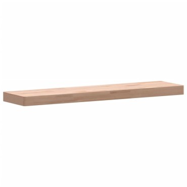 vidaXL Ράφι Τοίχου 80x20x4cm από Μασίφ Ξύλο Οξιάς 1 τεμ.