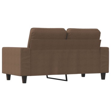 vidaXL Καναπές Διθέσιος Καφέ Υφασμάτινος 154x77x80cm 1 τεμ.