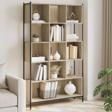 vidaXL Βιβλιοθήκη Sonoma Δρυς 102x28x172cm από Επεξεργασμένο Ξύλο 1 τεμ.