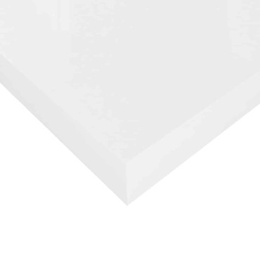 vidaXL Ράφι Τοίχου Γυαλιστερό Άσπρο 50x23,5x3,8cm MDF 1 τεμ.