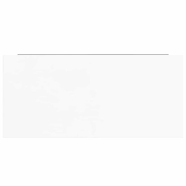 vidaXL Ράφι Τοίχου Γυαλιστερό Άσπρο 50x23,5x3,8cm MDF 1 τεμ.