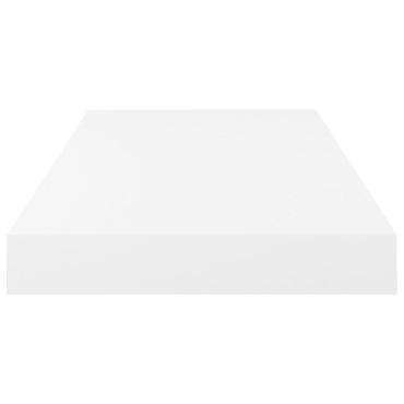 vidaXL Ράφια Τοίχου Γυαλιστερά Άσπρα 4 τεμ. 50x23x3,8cm MDF