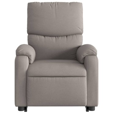 vidaXL Πολυθρόνα Ηλεκτρική Ανακλ.Taupe Υφασμάτινη 75x99x99cm 1 τεμ.