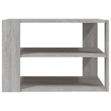 vidaXL Τραπεζάκι Σαλονιού Γκρι Sonoma59,5x59,5x40cm Επεξεργασμένο Ξύλο 1 τεμ.