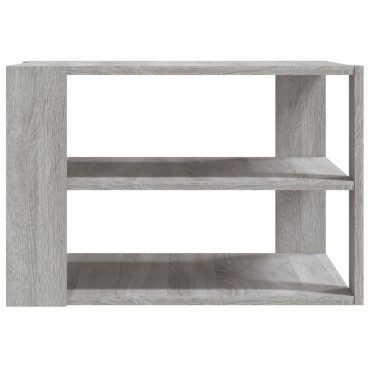 vidaXL Τραπεζάκι Σαλονιού Γκρι Sonoma59,5x59,5x40cm Επεξεργασμένο Ξύλο 1 τεμ.