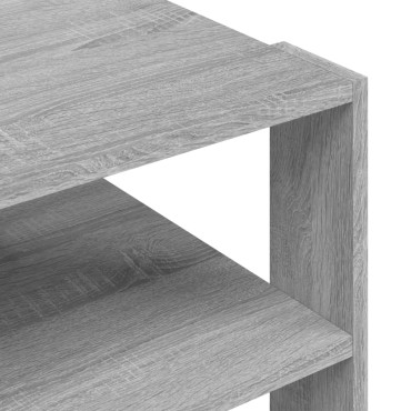 vidaXL Τραπεζάκι Σαλονιού Γκρι Sonoma59,5x59,5x40cm Επεξεργασμένο Ξύλο 1 τεμ.