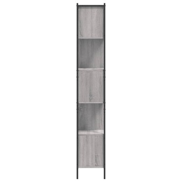 vidaXL Βιβλιοθήκη Γκρι Sonoma 72x28x172cm από Επεξεργασμένο Ξύλο 1 τεμ.