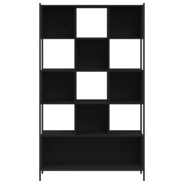 vidaXL Βιβλιοθήκη Μαύρη 102x28x172cm από Επεξεργασμένο Ξύλο 1 τεμ.