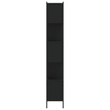 vidaXL Βιβλιοθήκη Μαύρη 102x28x172cm από Επεξεργασμένο Ξύλο 1 τεμ.